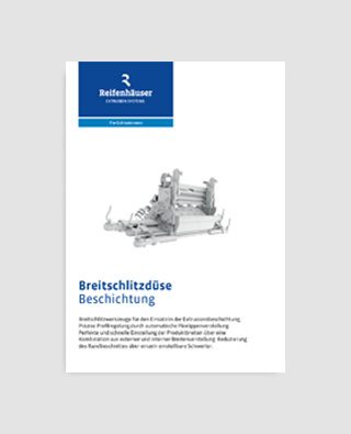 Breitschlitzdüse Beschichtung (DE)